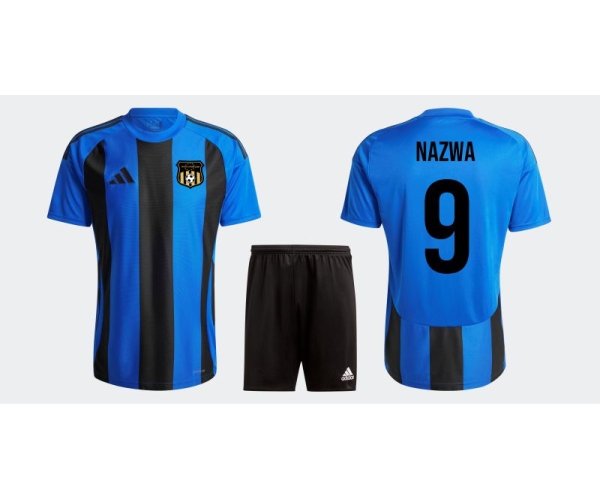 KOMPLET ADIDAS STRIPED 24 JR + NADRUK